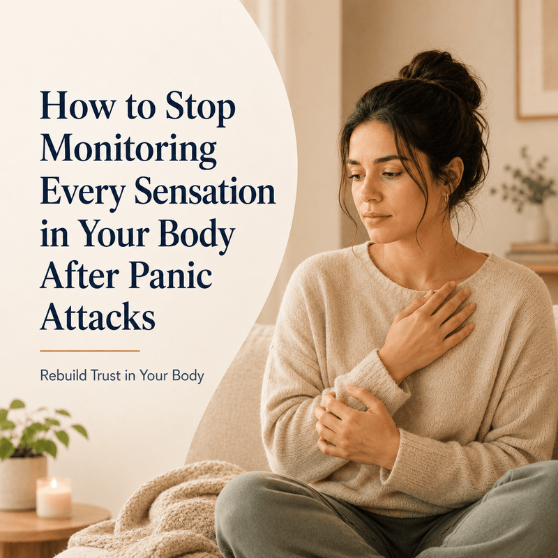 How to Stop Monitoring Every Sensation in Your Body After Panic Attacks - NerviCalm
